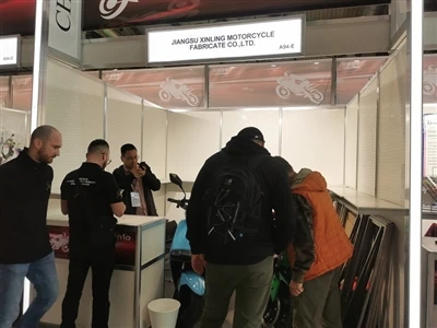 XINLING MOTORCYCLE EICMA 2023 pritraukia daug klientų